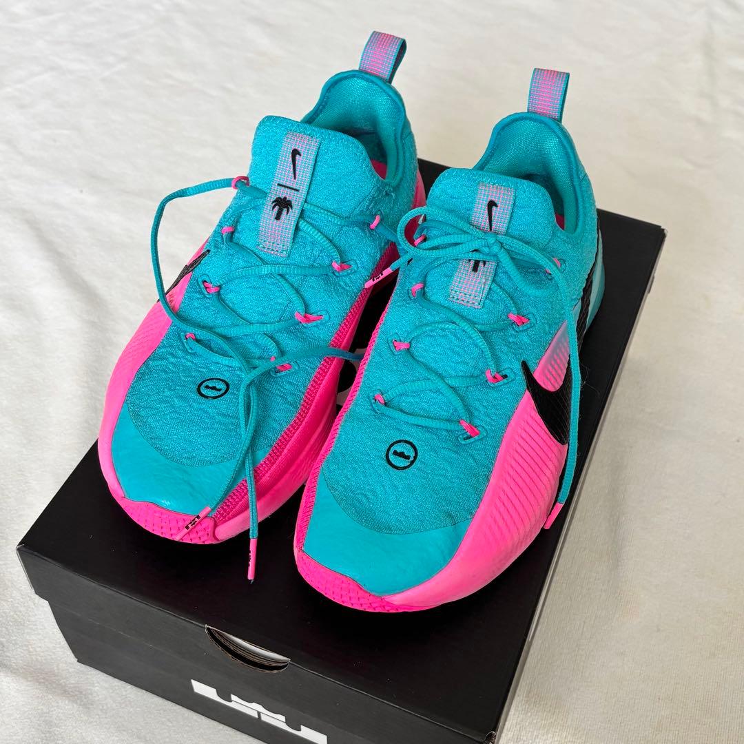Nike ナイキ レブロン TR1 バスケットシューズ 27cmブルー ピンク