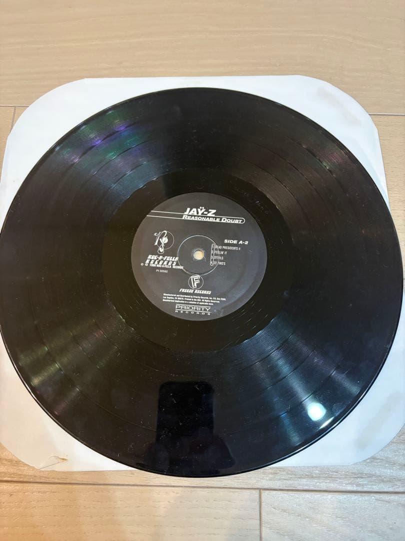 JAY-Z reasonable doubt 2LP USオリジナル盤