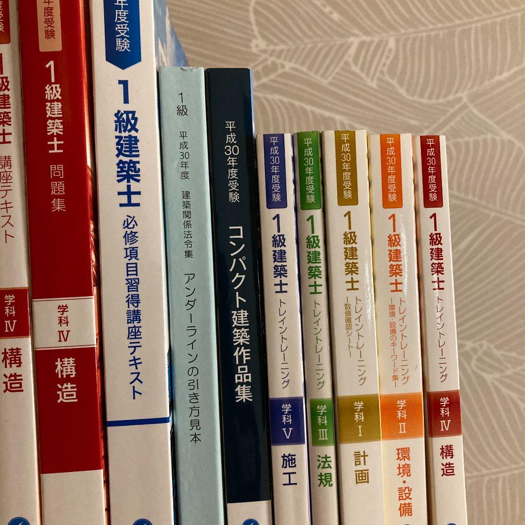 【総合資格】一級建建築士テキスト問題集参考書