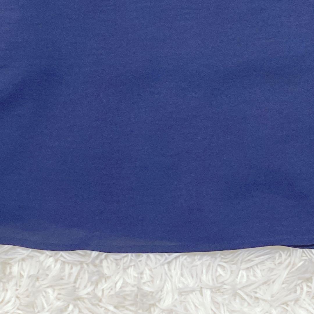 【3L】新品タグ付きRe-J & SUPURE ロングワンピース ネイビー
