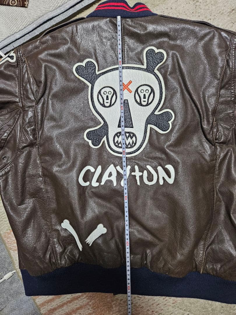 なんでやろ？ 希少！CLAYTON 本革ジャケット ユースド