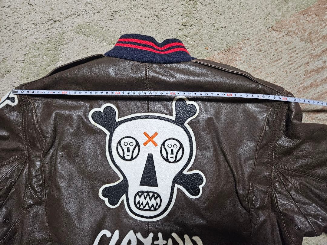 なんでやろ？ 希少！CLAYTON 本革ジャケット ユースド