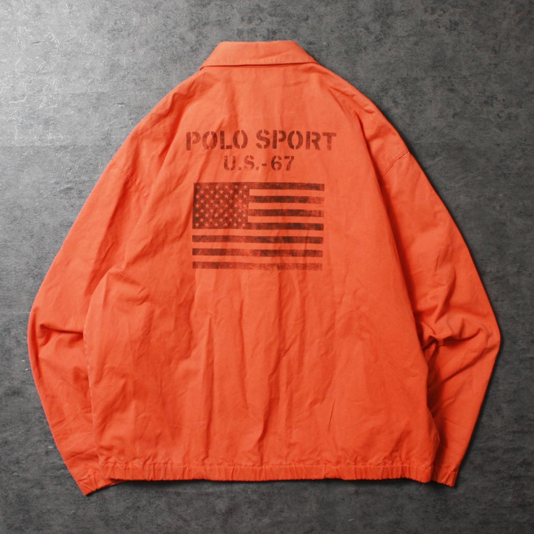 POLO SPORT ポロスポーツ コットンジャケット オレンジ