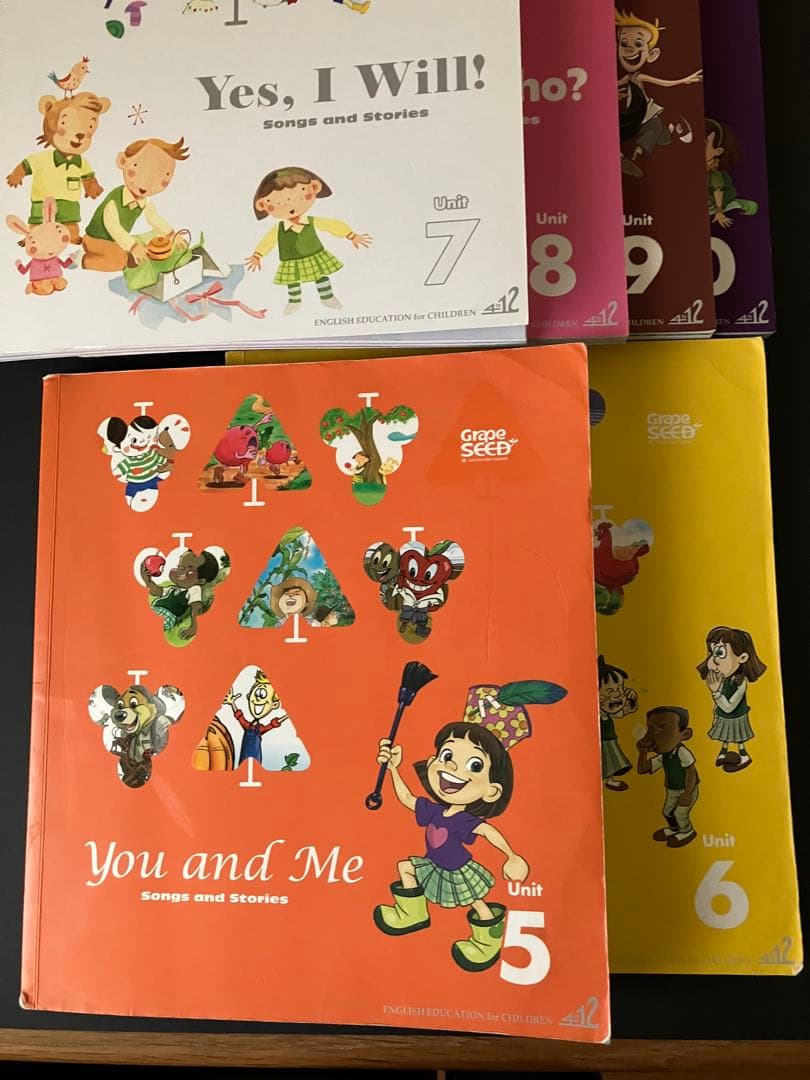 GrapeSEED グレープシード英語教材 unit1〜10 CD DVDガイド