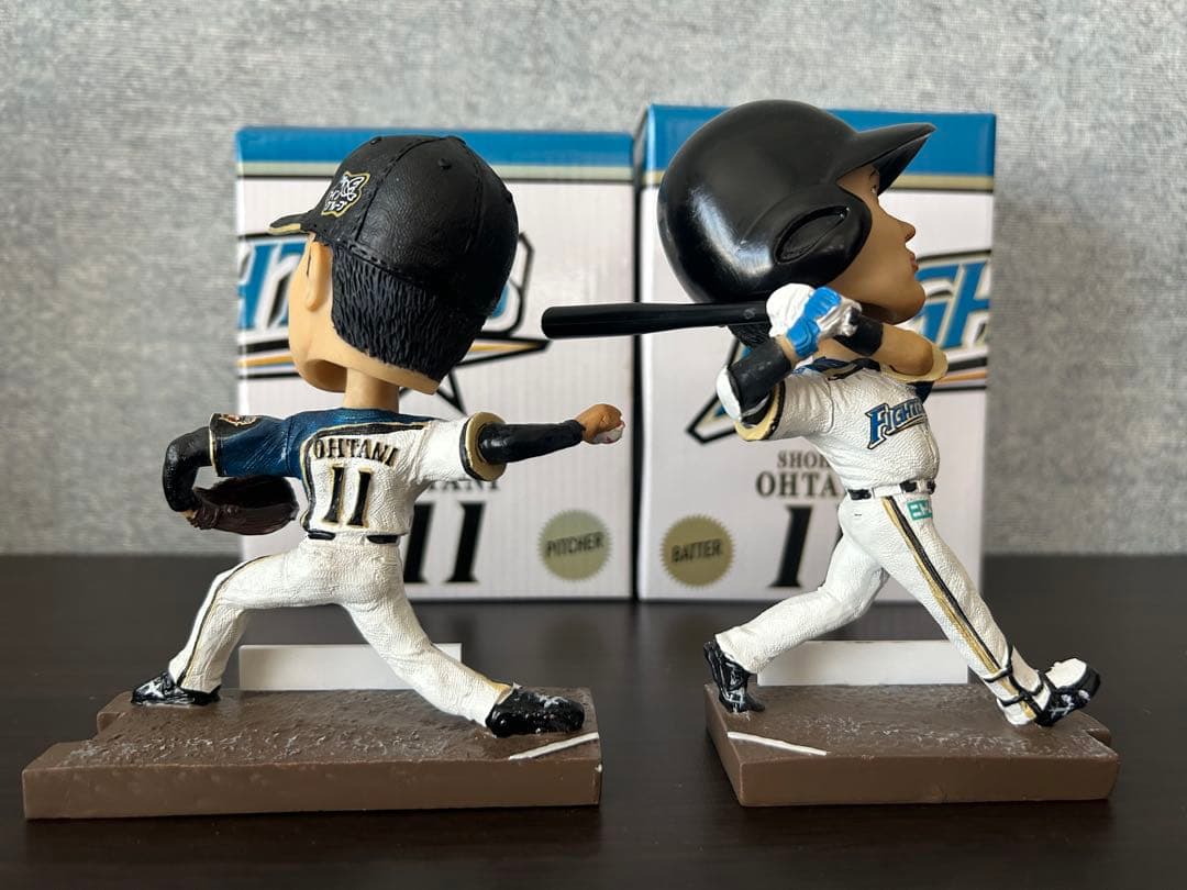 大谷翔平 ボブルヘッドフィギュア 日本ハムファイターズ2体セット