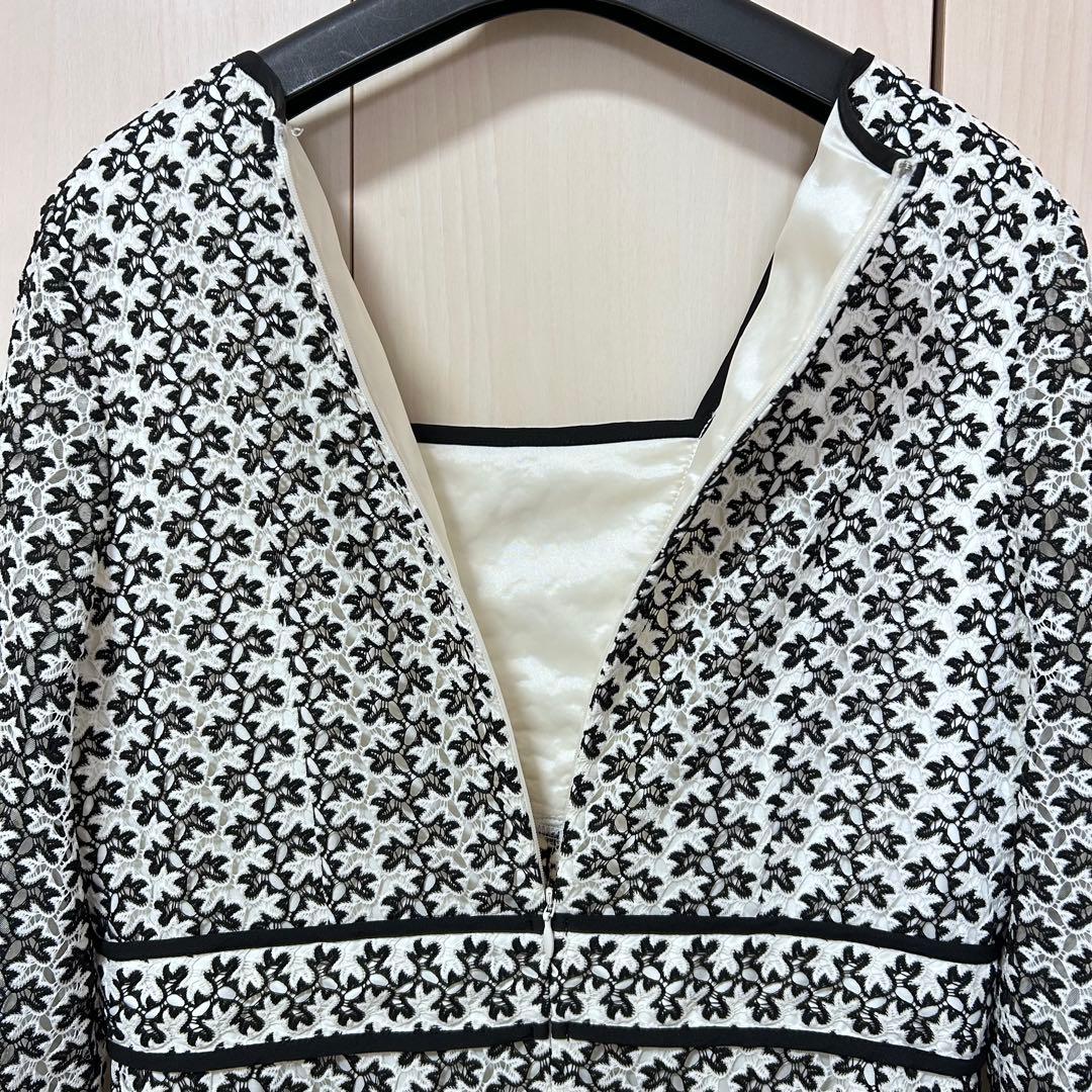 24AW♡グレースコンチネンタル レースロングワンピース 36 総柄