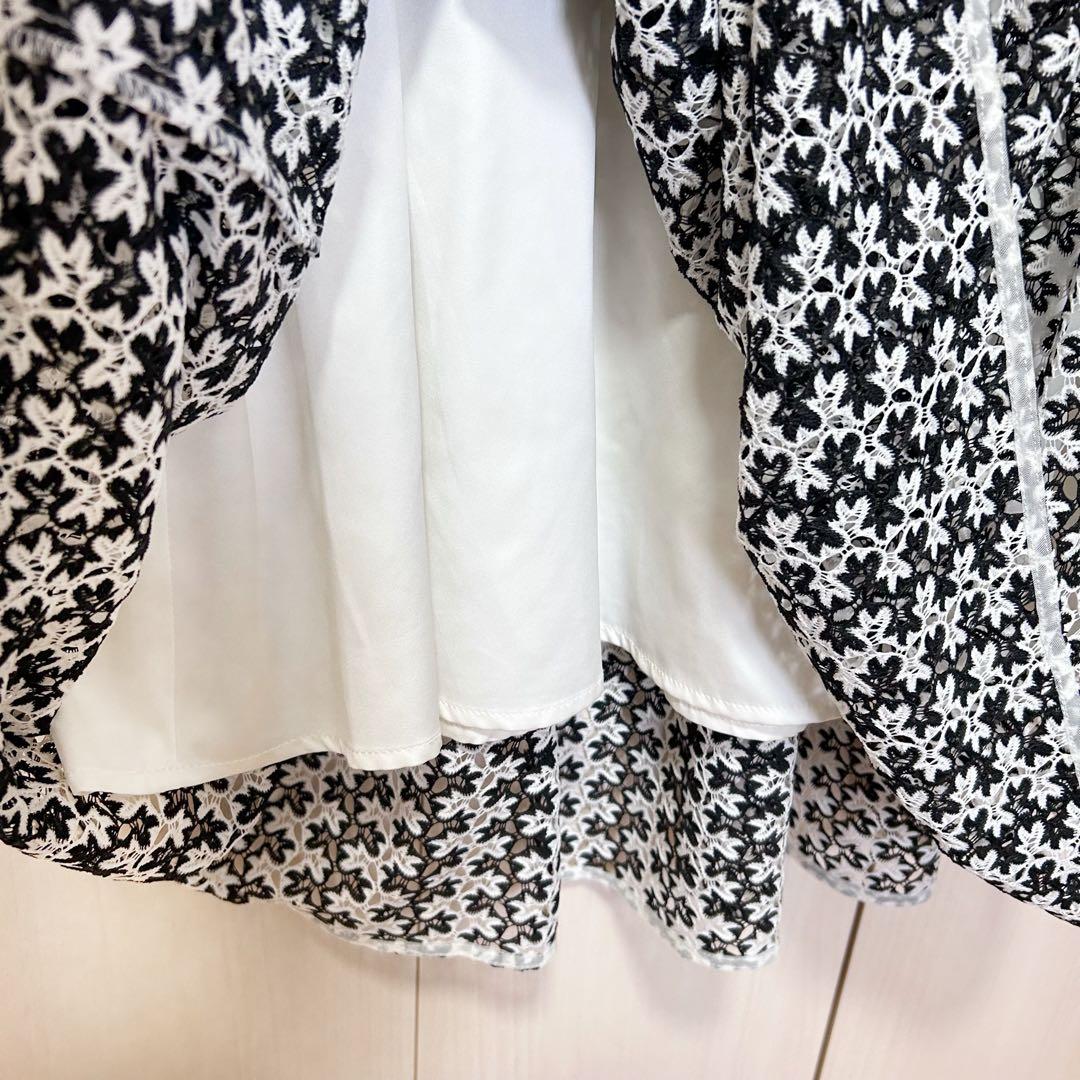 24AW♡グレースコンチネンタル レースロングワンピース 36 総柄