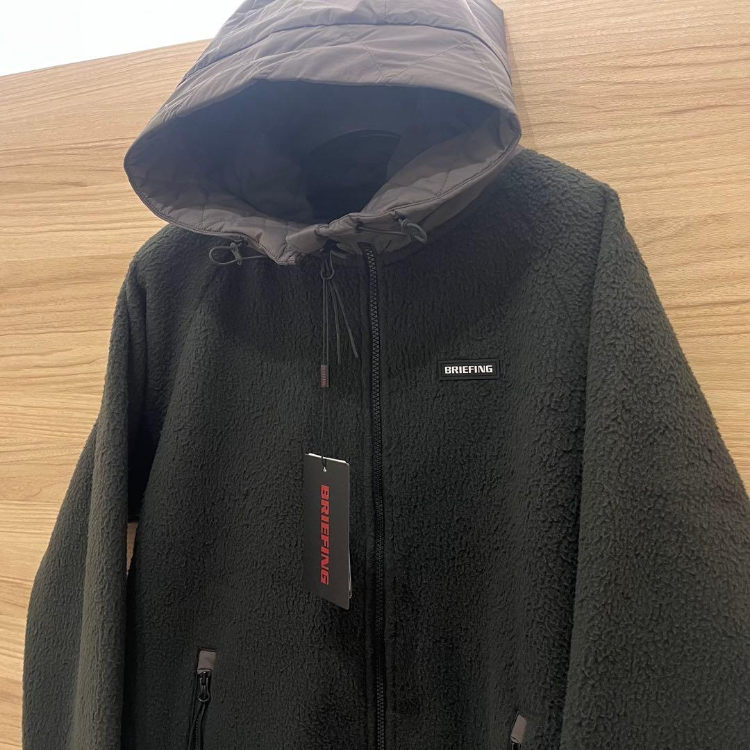 新品★49,500円 BRIEFING ボアフルジップパーカー ジャケット M