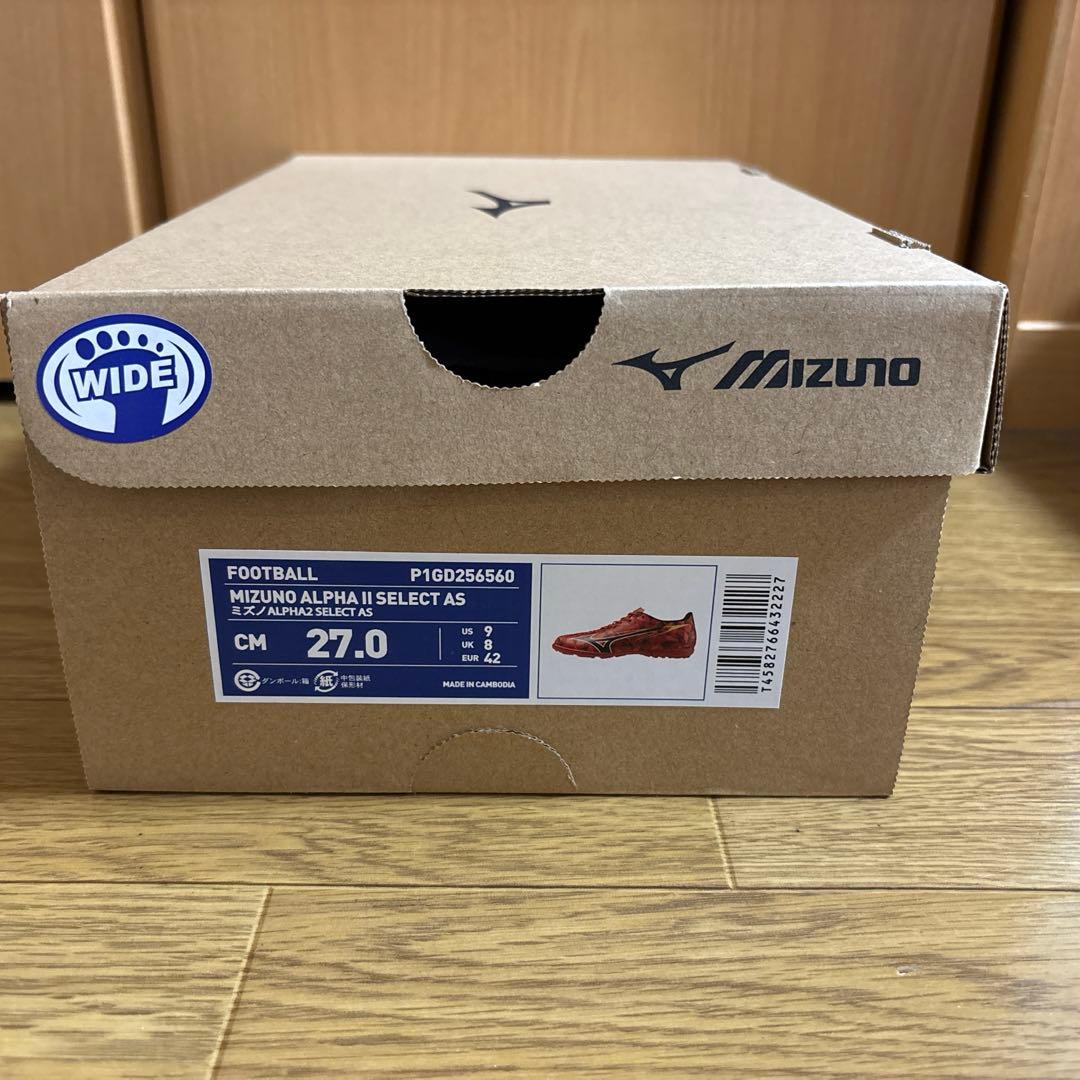 MIZUNO ALPHAⅡ SELECT AS サイズ:27.0cm
