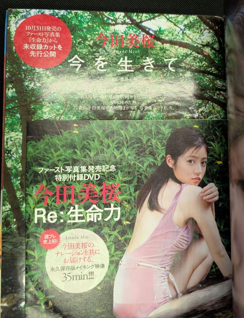 今田美桜　週間プレイボーイ　2018年11月12日　Re:生命力　 DVD未開封