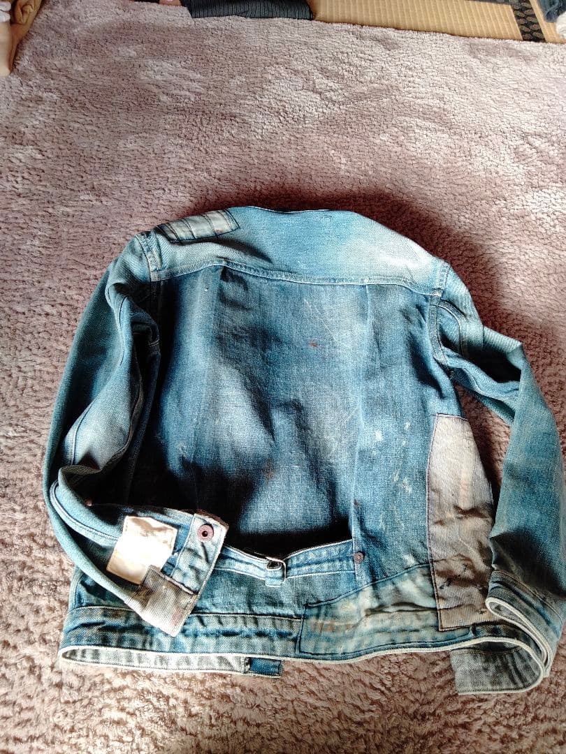 オールドジョー　OLDJOE　ダメージ加工 Gジャン　デニム　ジャケット