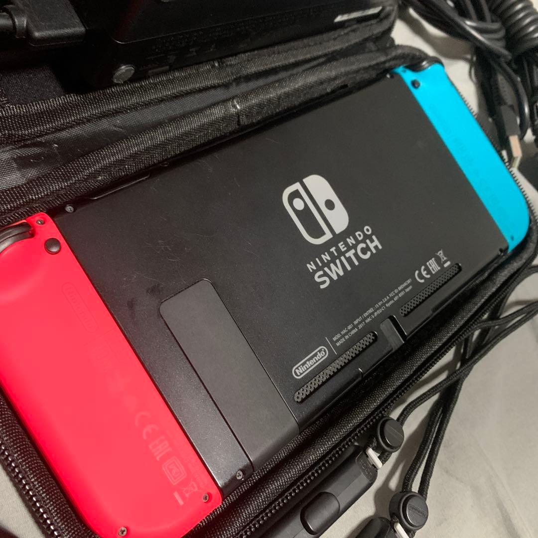 に　Nintendo Switch 本体 青/赤 プロコン　マリオカート