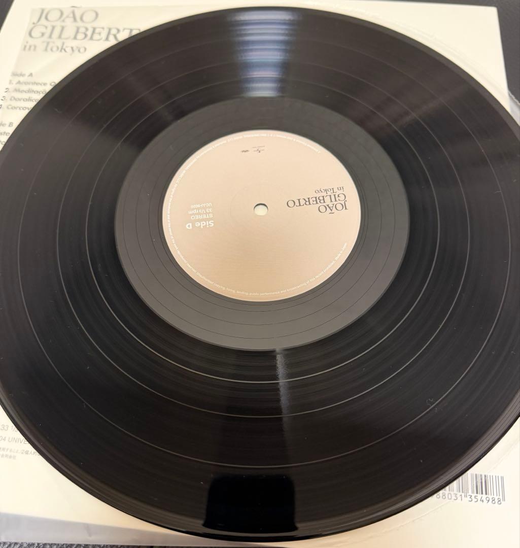 美品！レコード　ジョアン・ジルベルト・イン・トーキョー＜初回プレス完全限定盤＞