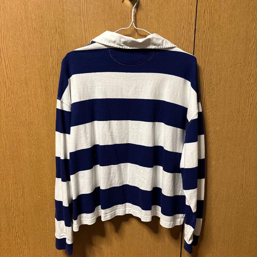 Polo Ralph Lauren ラガーシャツ Mサイズ ネイビー/ホワイト