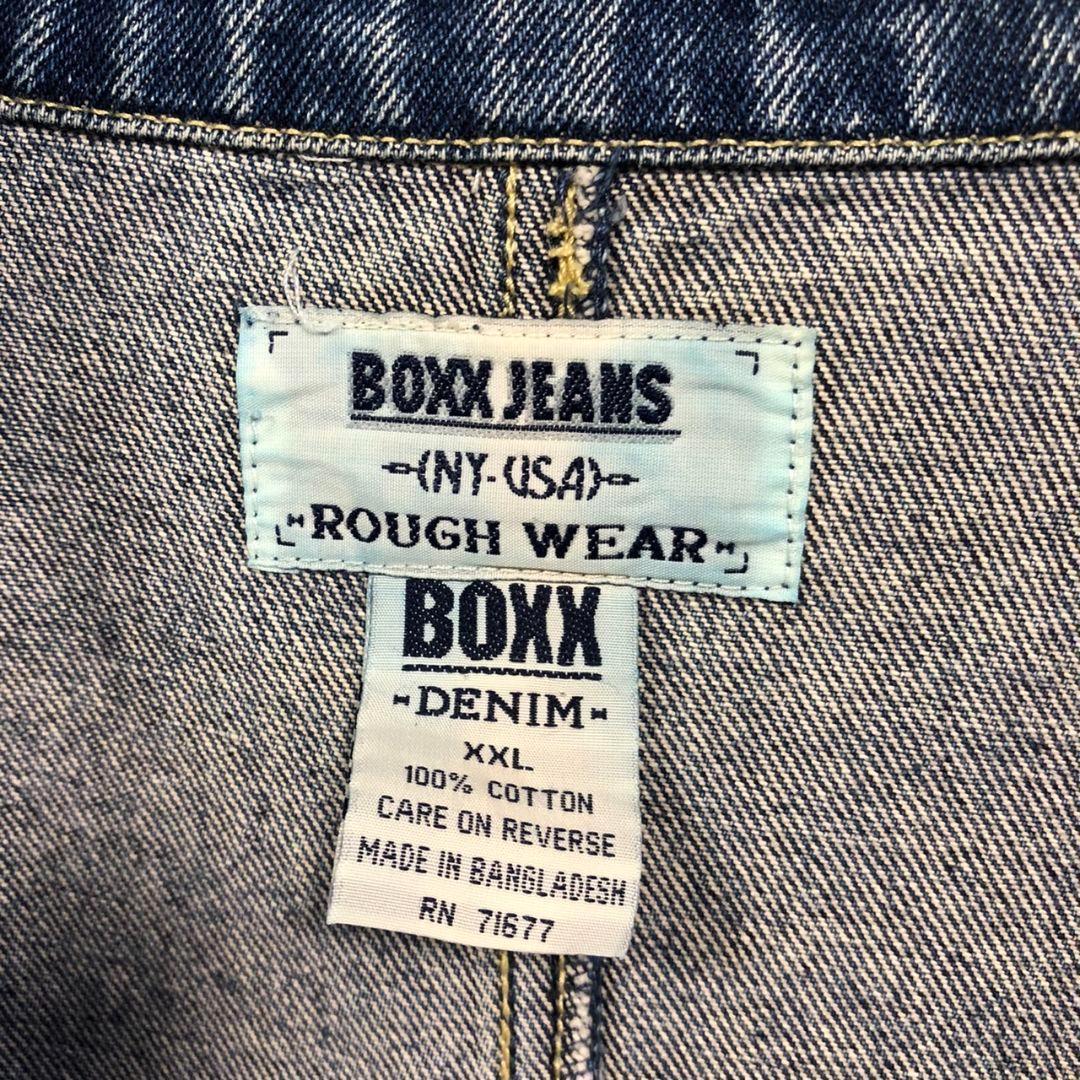 ヴィンテージ　boxx jeans デニムジャケット　Ｇジャン 　刺繍ロゴ 古着