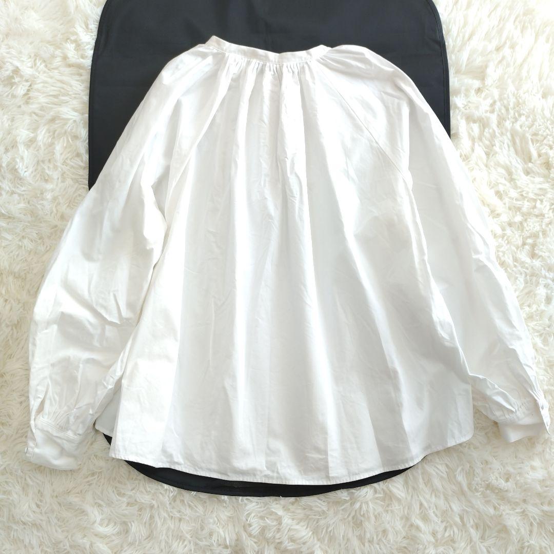 ザシンゾーン THE SHINZONE　シャツ ピンタック 白 コットン