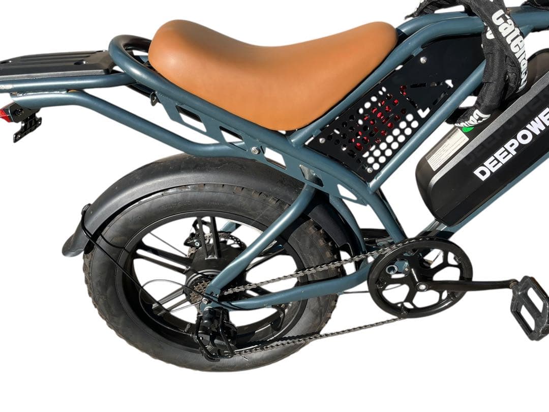 DEEPPOWER 折りたたみ電動自転車 ブラック オマケ付き