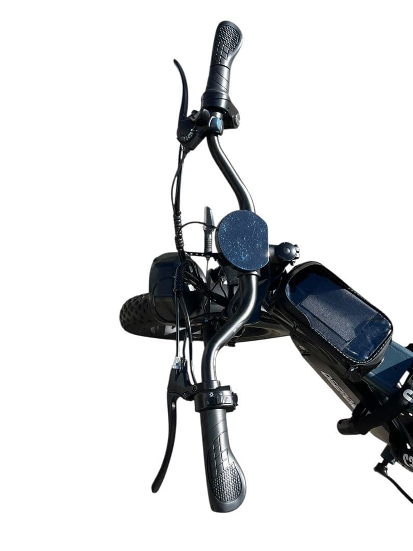 DEEPPOWER 折りたたみ電動自転車 ブラック オマケ付き