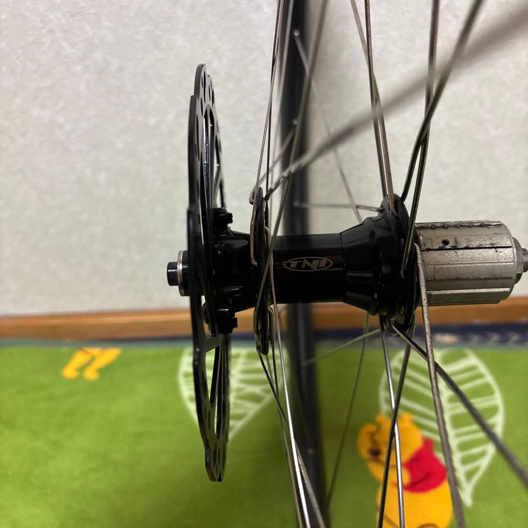 カーボンリム　手組ホイール　後輪のみ