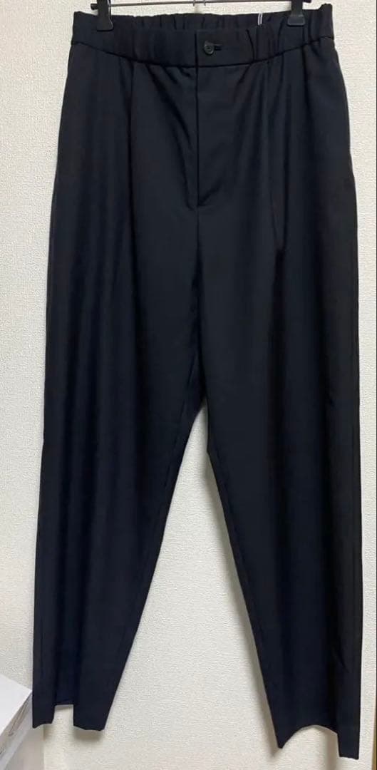 スーツ ATON WOOL TROPICAL TAPERED EASY PANTS