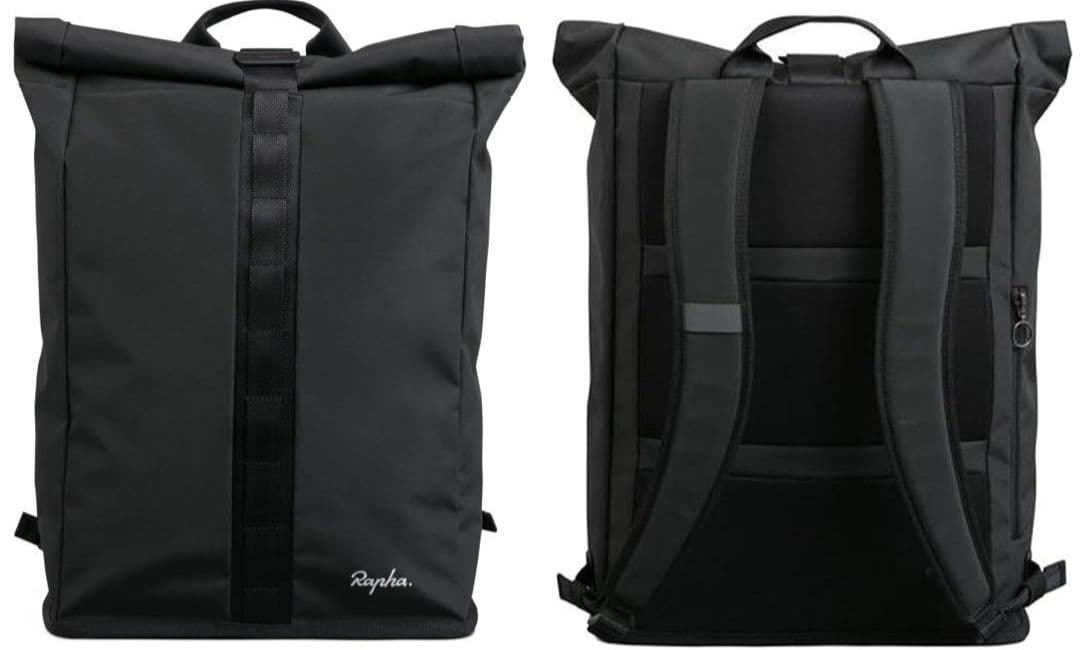 ひ*ろ様 ワンオーナー 正規品 Rapha ラファ ロールトップバックパック 黒
