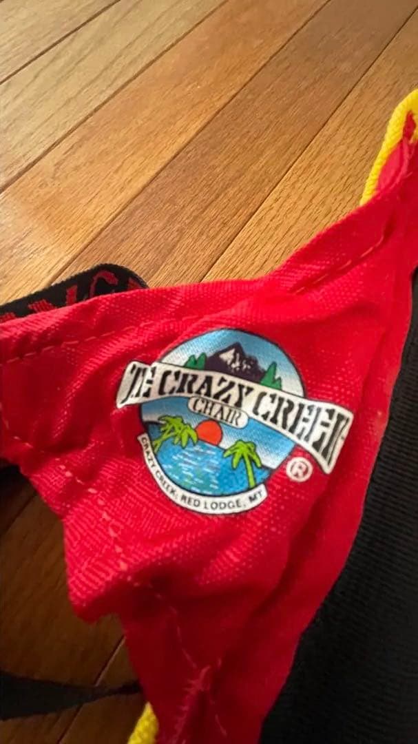 Crazy Creek アウトドアオリジナルチェア レッド美品