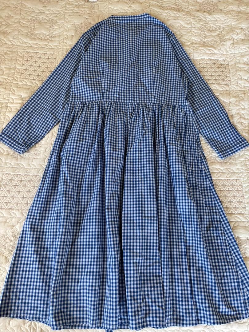 はな門　美品★初恋草ギンガムワンピース