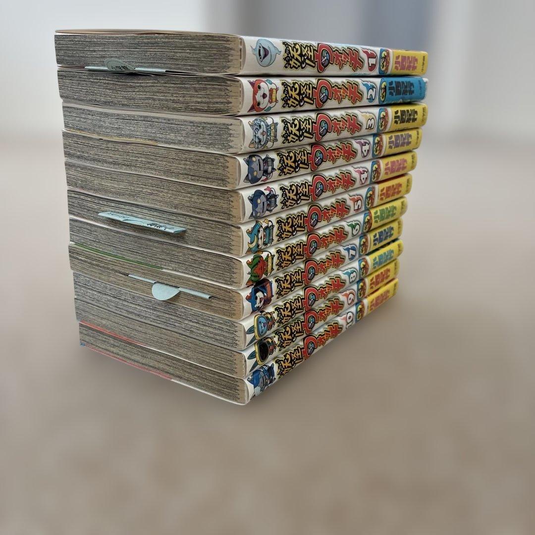 妖怪ウォッチ1〜15 +α　/全て帯付き/1-3巻以外全て初版/一部カード付き