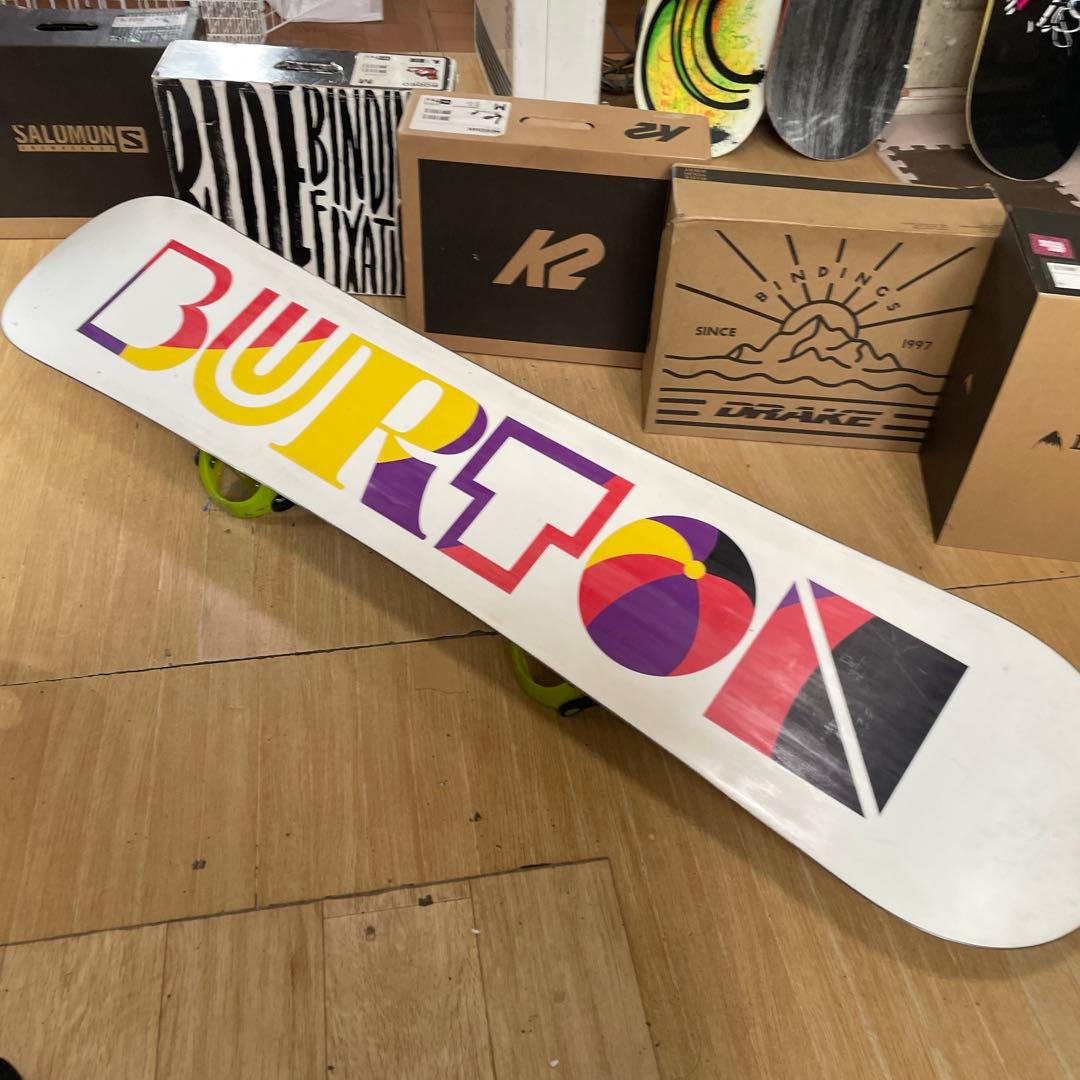 BURTON×K2　バートン　スノーボードセット　バインディング付