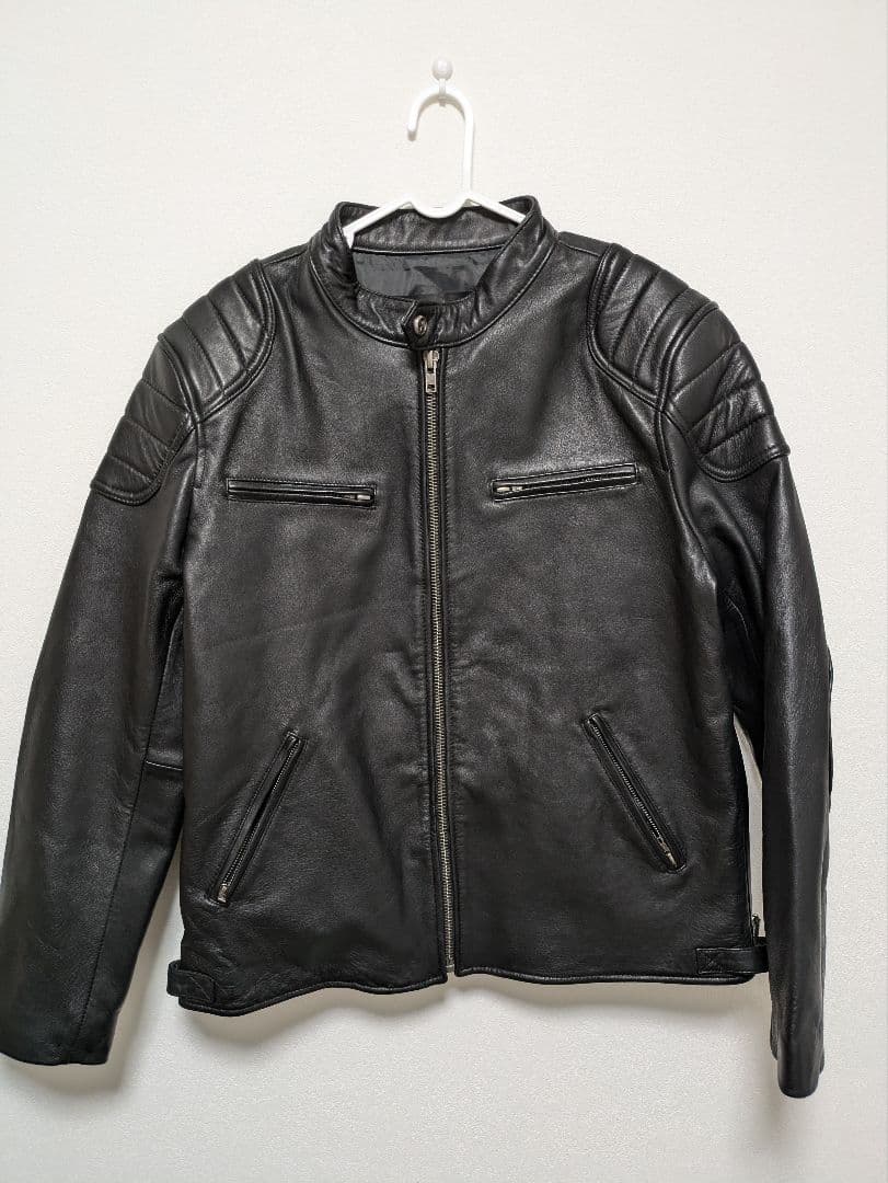 ラム革　革ジャン　4XL