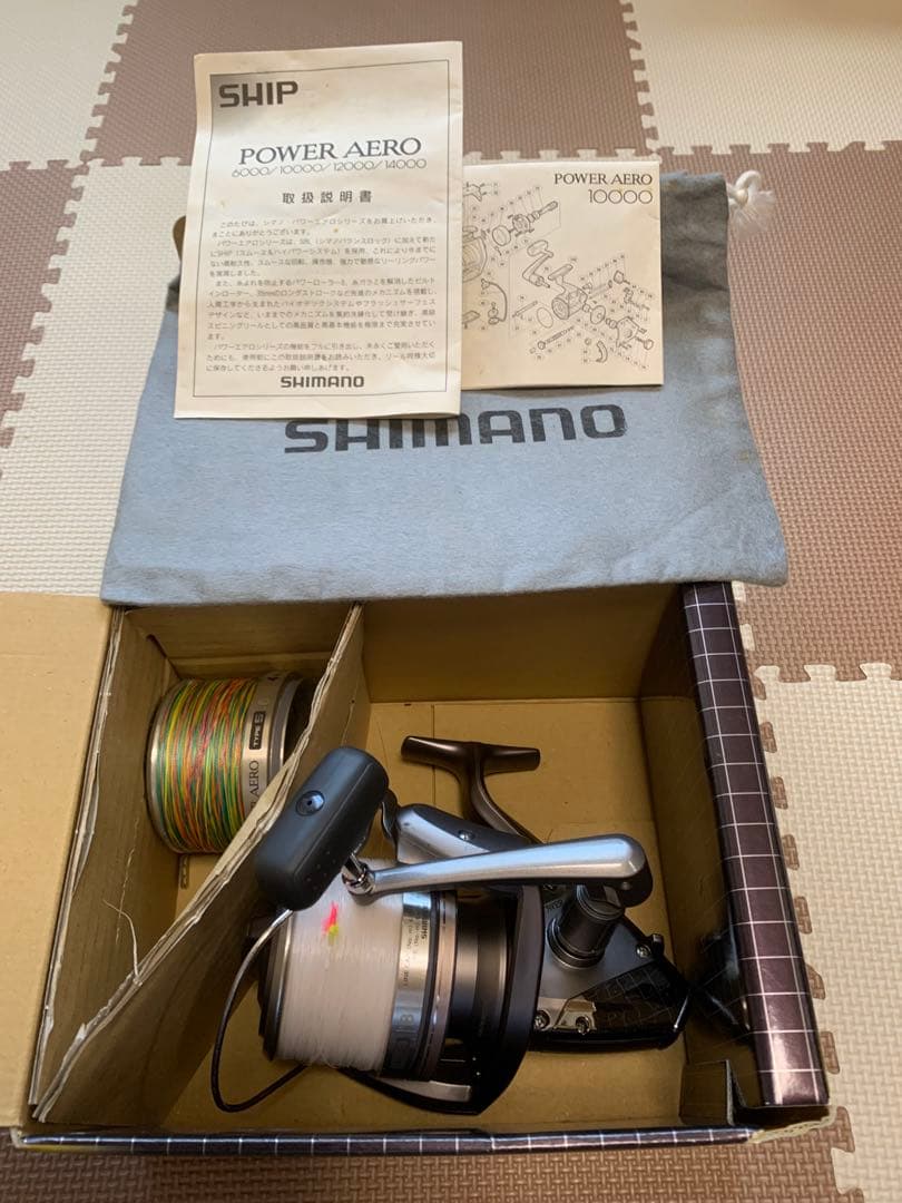 シマノ遠投リール　パワーエアロ10000