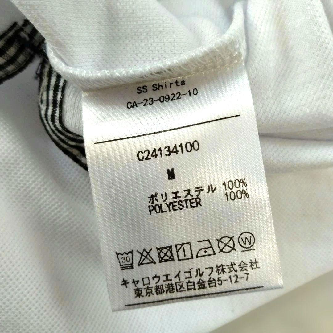 Callaway Apparel 半袖 ポロシャツ 吸汗速乾性 ホワイト M