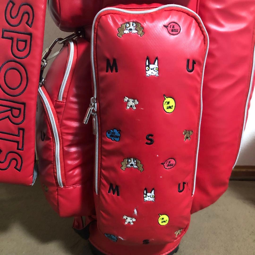 入手困難 ゴルフバッグ MUスポーツ ウエサコ 高級品 可愛いバッグ 比較的綺麗
