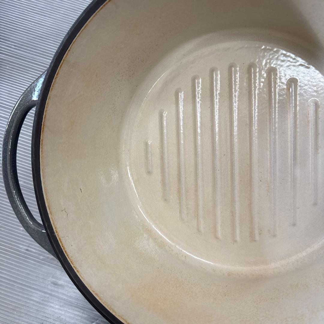 VERMICULAR 鋳鉄製 両手鍋 22cm 現状品