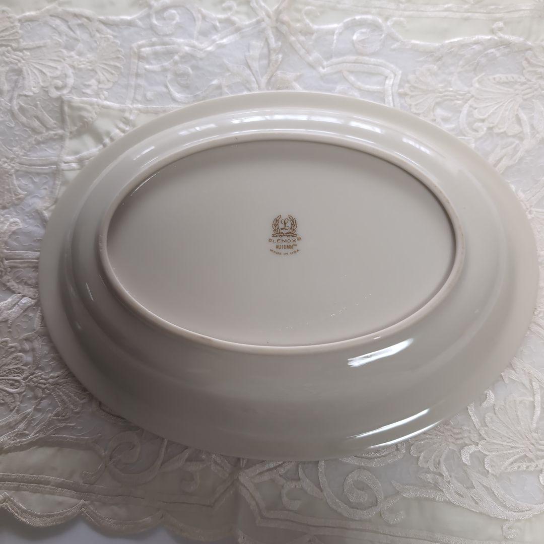 LENOX AUTUMN 楕円ボウル　２皿