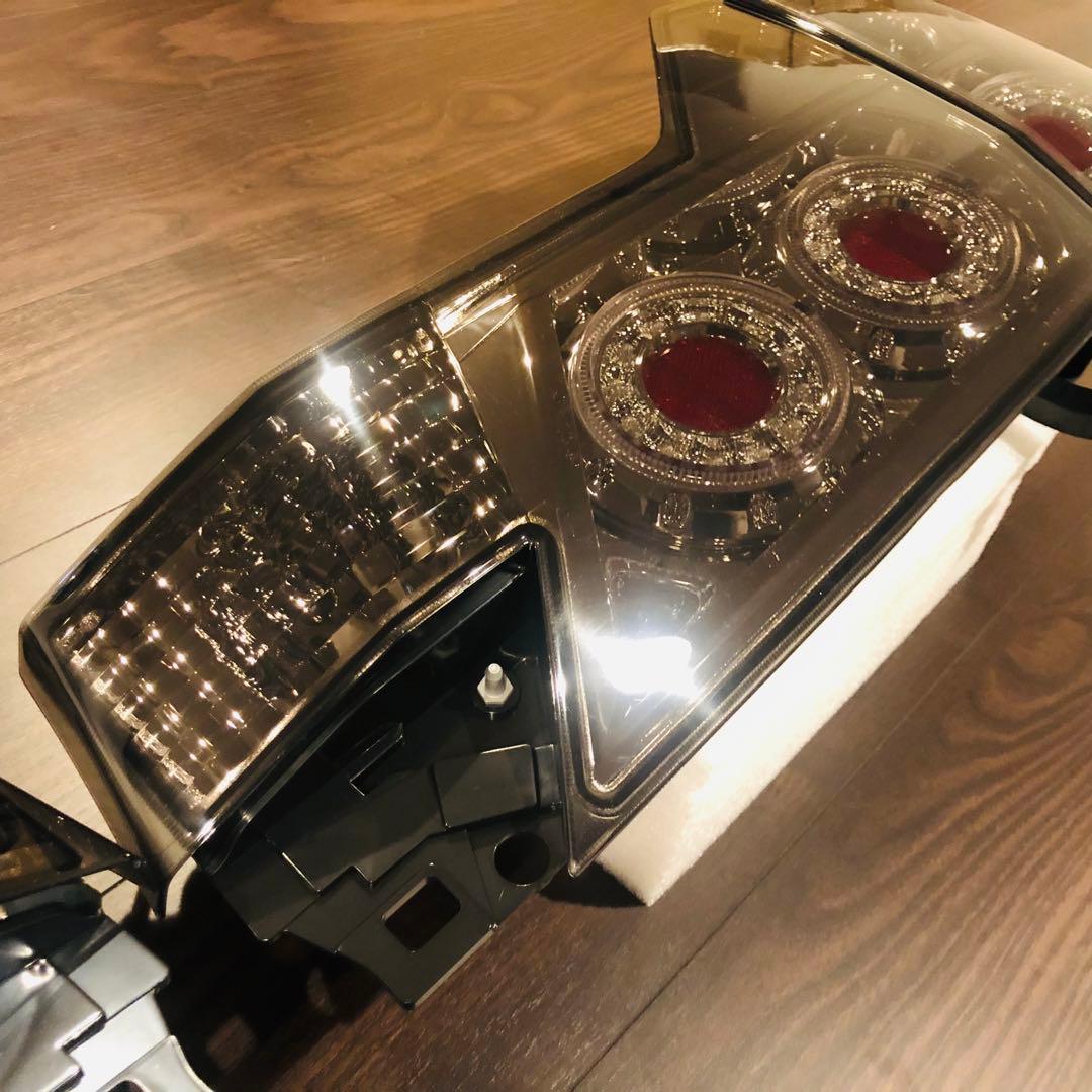 アルファード 10系 後期用 丸型6連 バルカンファイバー LEDテールランプ