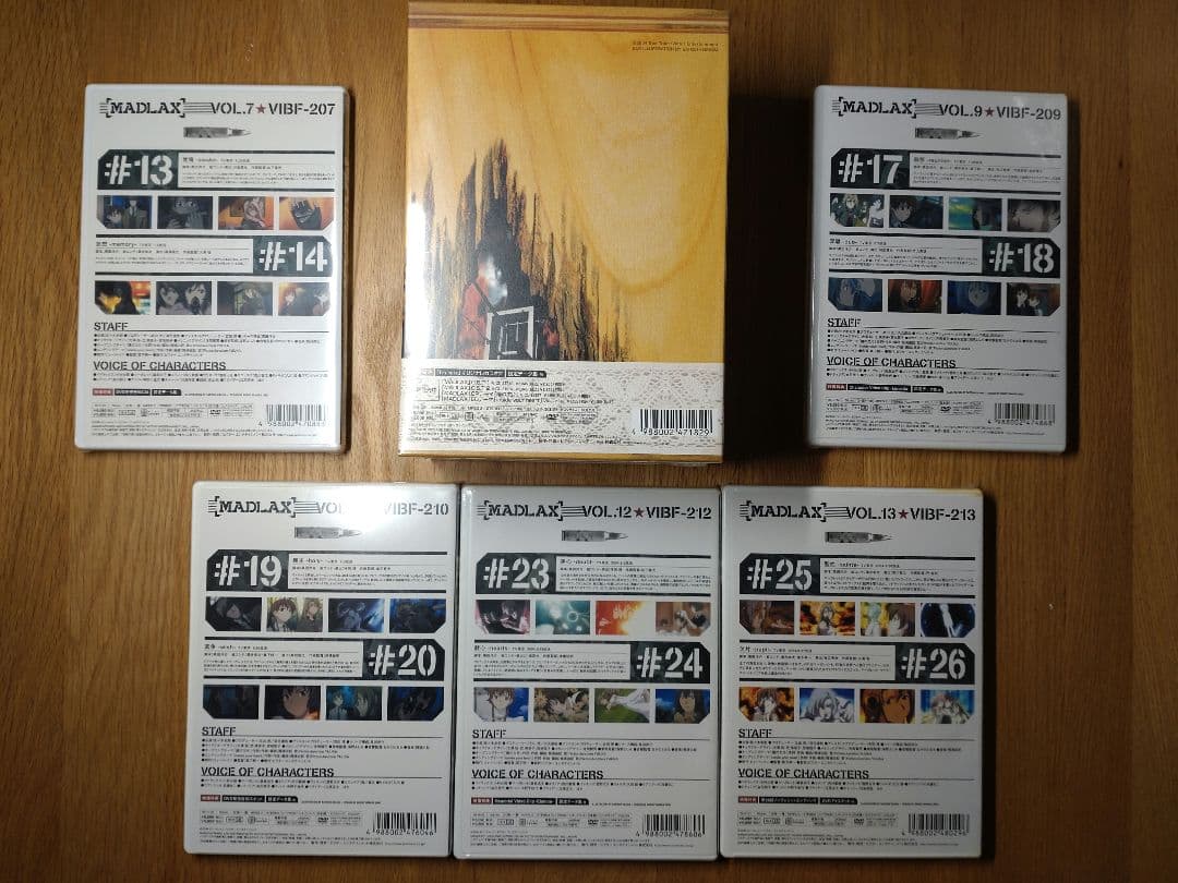 MADLAXマドラックス DVD初回版 12巻セット（新品含む、11巻のみ欠品）