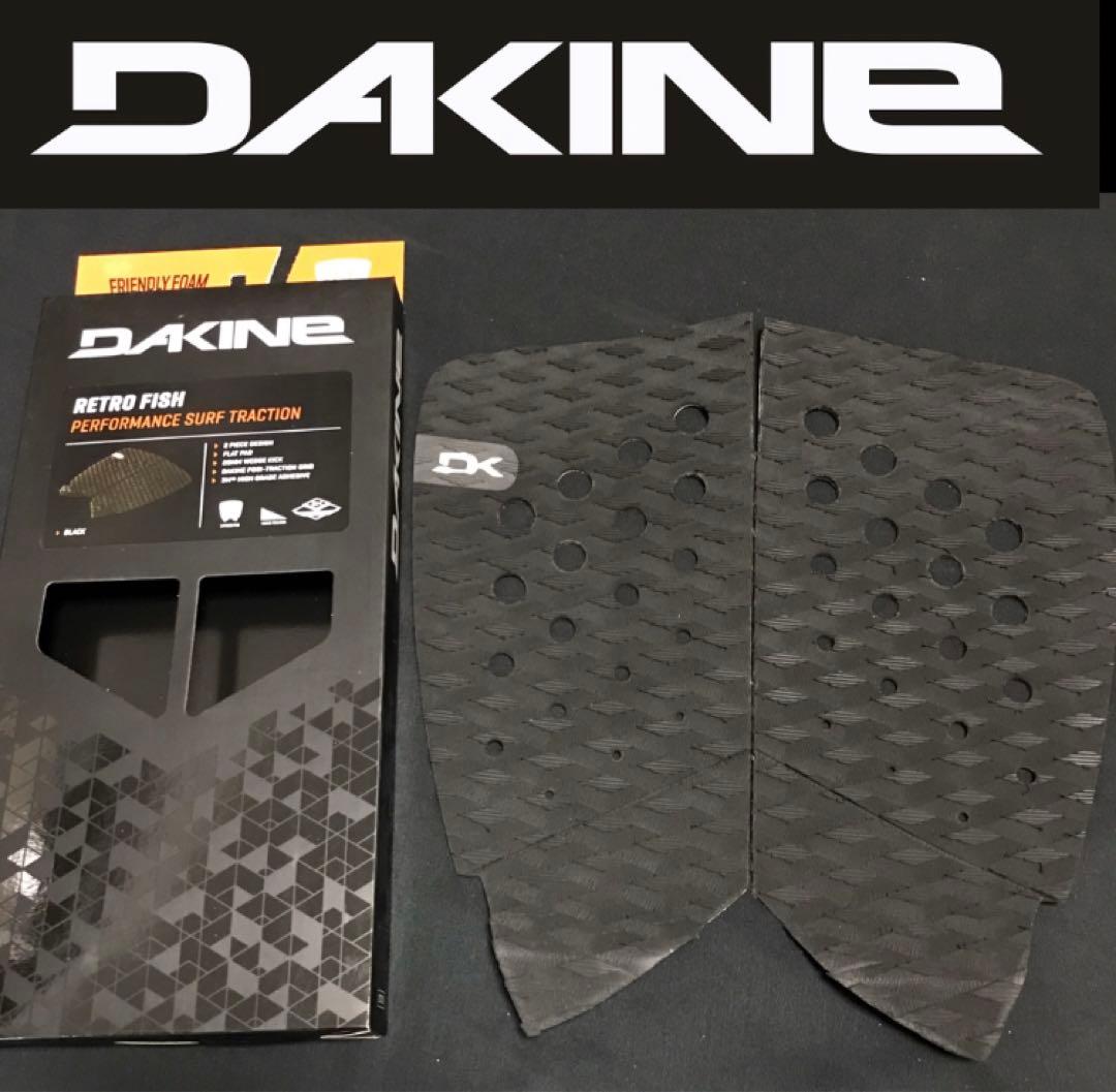 ダカイン DAKINE レトロフィッシュ ツインフィン デッキパッド 黒