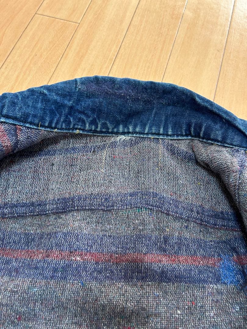 559 44位　サード　ビックE リーバイス　Levi's ボタン裏　O リペア