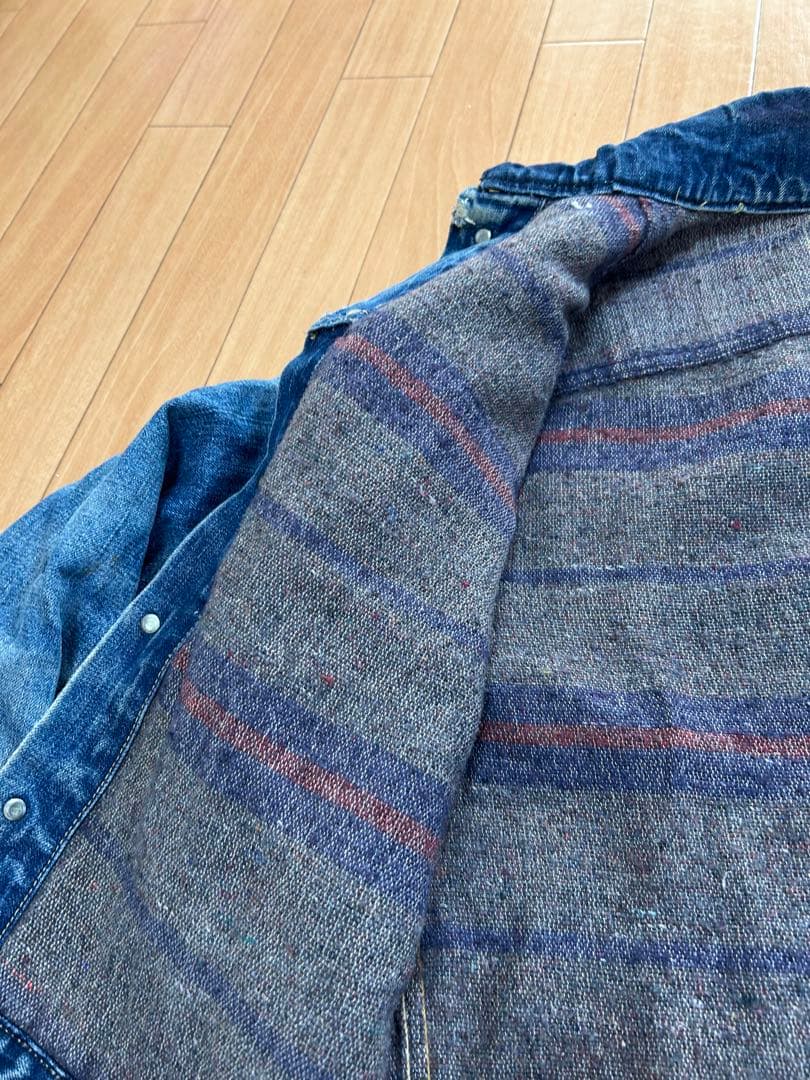 559 44位　サード　ビックE リーバイス　Levi's ボタン裏　O リペア