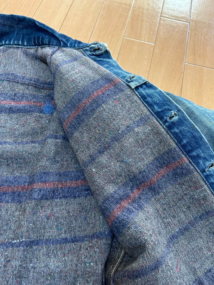 559 44位　サード　ビックE リーバイス　Levi's ボタン裏　O リペア
