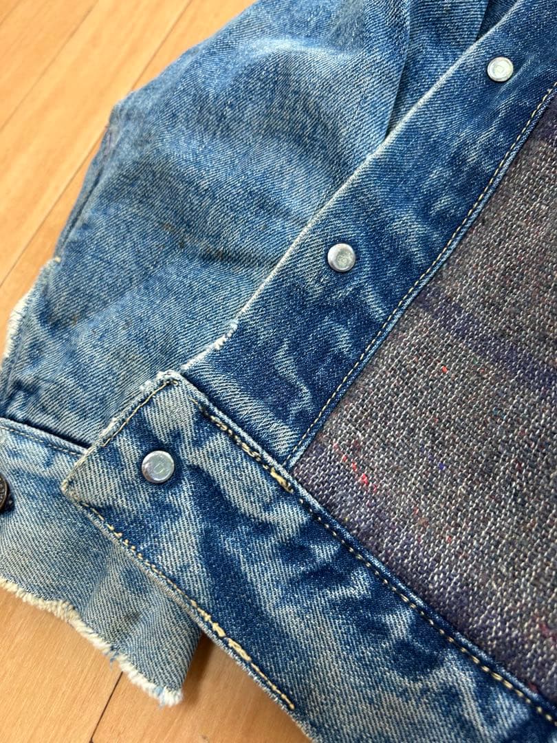 559 44位　サード　ビックE リーバイス　Levi's ボタン裏　O リペア