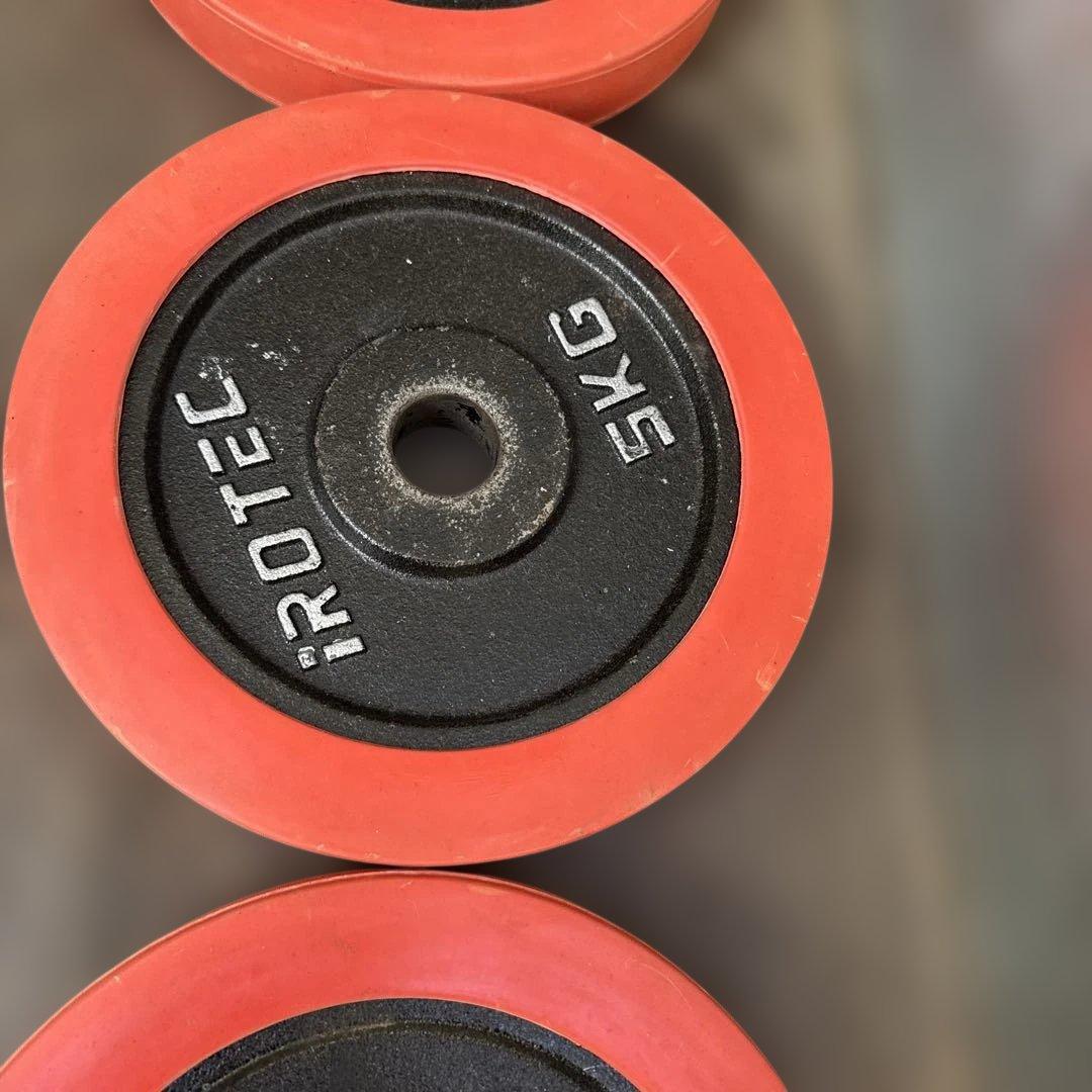 Grong iROTECダンベルプレート4枚セット5kg4枚