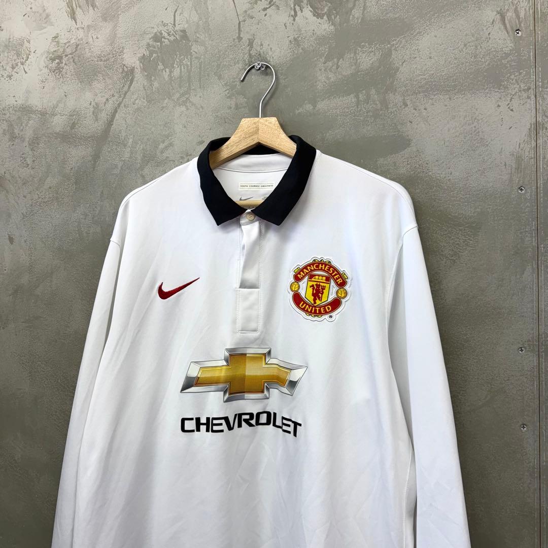 NIKE マンチェスターユナイテッド 14-15 長袖ユニフォーム ゲームシャツ