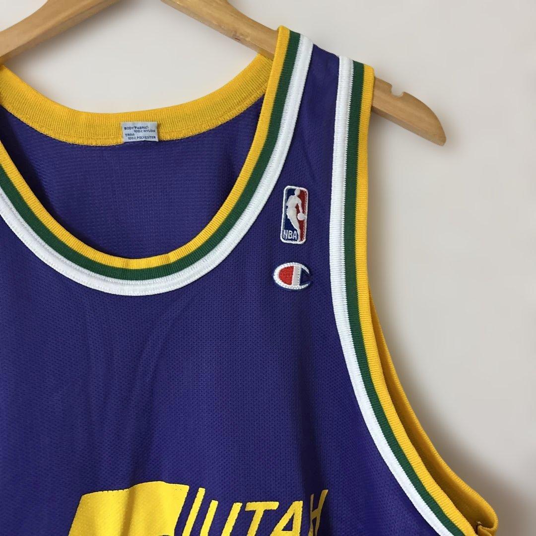 90s champion NBAユタジャズ カールマローン バスケ ユニフォーム