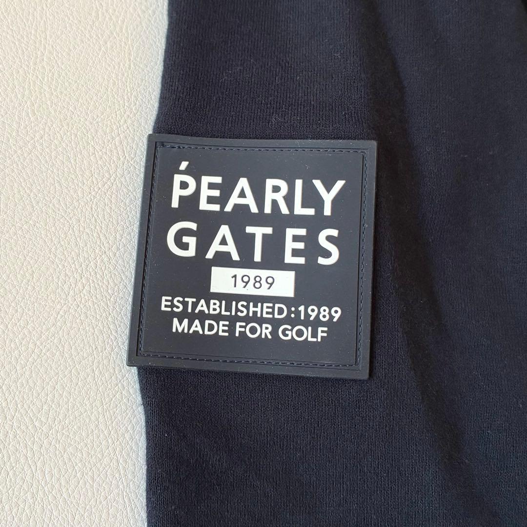 パーリーゲイツ　裏起毛フーディパーカーワンピース　プルオーバー　刺繍　ロゴパッチ