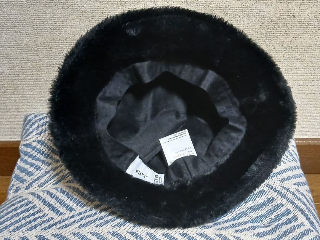 WTAPS Ball / Hat / Poly Fur Black ファーバケハ
