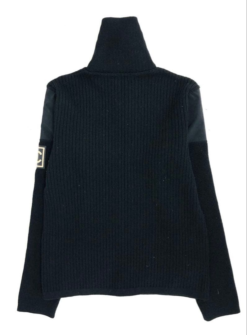 028 CHANEL シャネル ドライバーズニット スポーツライン ココマーク