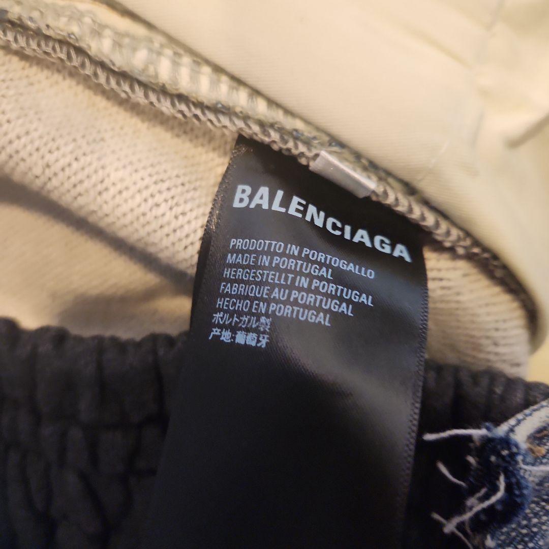 値下げ可BALENCIAGA ハイブリッドバギーデニム