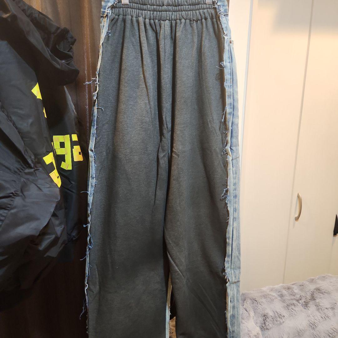 値下げ可BALENCIAGA ハイブリッドバギーデニム